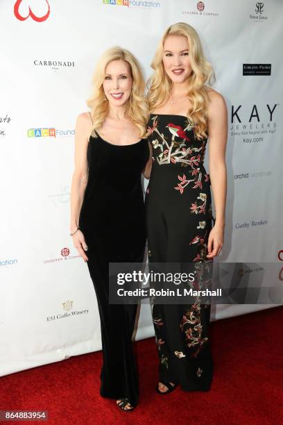 Kim and Ashley Campbell attend the 2017 Open Hearts Gala at SLS Hotel on October 21, 2017 in Beverly Hills, California.