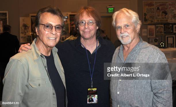 Actors James Darren, Billy Mumy and Tony Dow at The Hollywood Show held at Westin LAX Hotel on October 21, 2017 in Los Angeles, California.