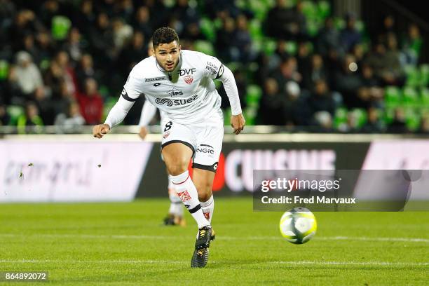 Mehdi Abeid of Dijon during the Ligue 1 match between Metz and Dijon FCO at on October 21, 2017 in Metz, .