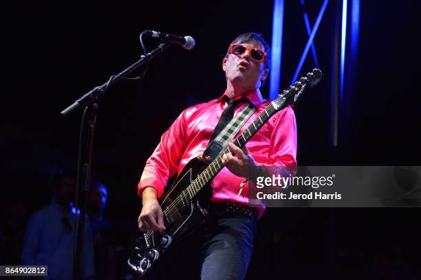 Joey Cape performs with Me First and the Gimme Gimmes at Ye Scallywag! at Waterfront Park on October 21, 2017 in San Diego, California.
