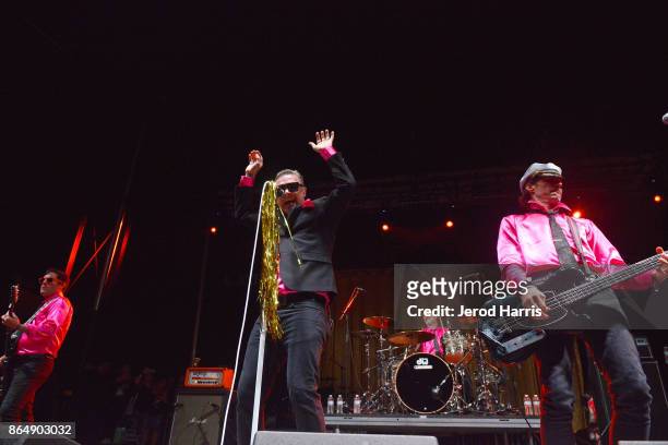 Me First and the Gimme Gimmes perform at Ye Scallywag! at Waterfront Park on October 21, 2017 in San Diego, California.