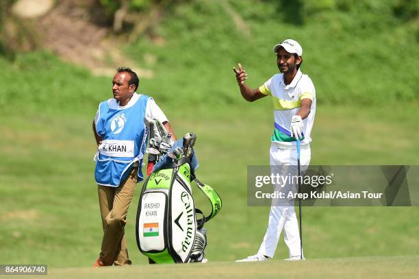 Rashid Khan of India pictured during round four of the Macao Open at Macau Golf and Country Club on October 22, 2017 in Macau, Macau.