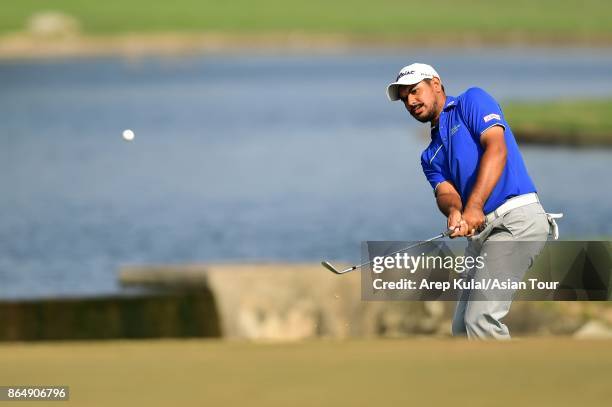 Gaganjeet Bhullar of India pictured during round four of the Macao Open at Macau Golf and Country Club on October 22, 2017 in Macau, Macau.