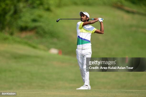 Rashid Khan of India pictured during round four of the Macao Open at Macau Golf and Country Club on October 22, 2017 in Macau, Macau.