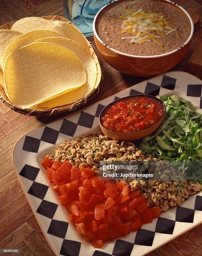 Taco ingredients