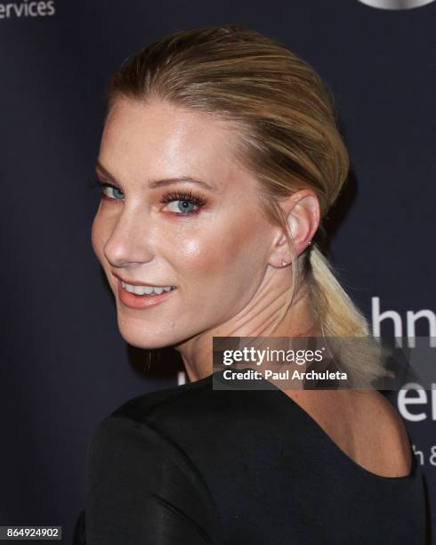 Actress Heather Morris attends Saint John's Health Center Foundation's 75th Anniversary Gala at 3LABS on October 21, 2017 in Culver City, California.