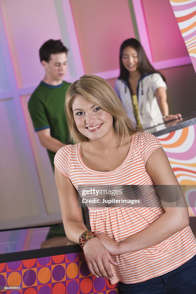 Portrait of teenage girl