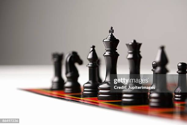 Row Of Chess Pieces Photos and Premium High Res Pictures - Getty Images