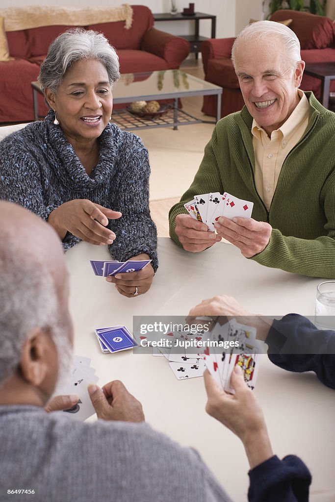 People playing cards