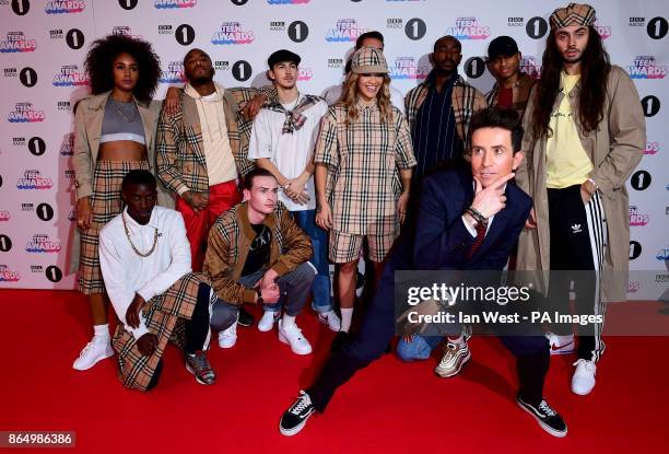 Rita Ora and Nick Grimshaw attending BBC Radio 1's Teen Awards, at the SSE Arena, Wembley, London.