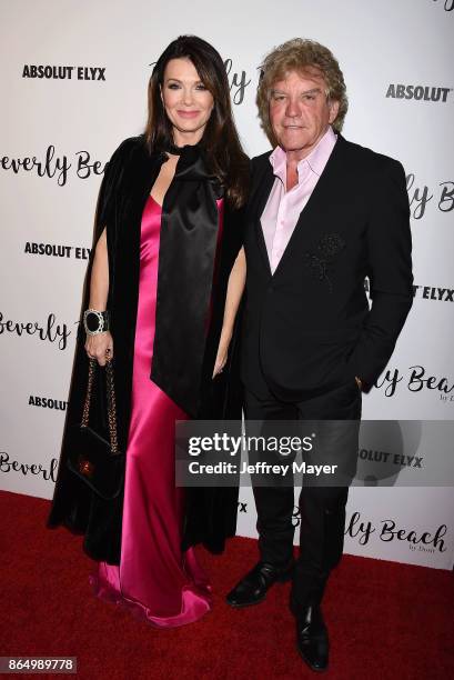 Personality Lisa Vanderpump and husband/restaurateur Ken Todd attend the Dorit Kemsley Hosts Preview Event For Beverly Beach By Dorit at the Trunk...