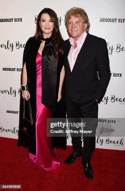 Personality Lisa Vanderpump and husband/restaurateur Ken Todd attend the Dorit Kemsley Hosts Preview Event For Beverly Beach By Dorit at the Trunk...