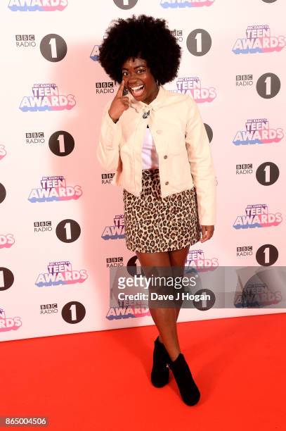 Clara Amfo attends the BBC Radio 1 Teen Awards 2017 at Wembley Arena on October 22, 2017 in London, England.