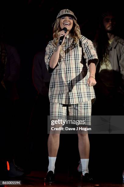 Rita Ora attends the BBC Radio 1 Teen Awards 2017 at Wembley Arena on October 22, 2017 in London, England.