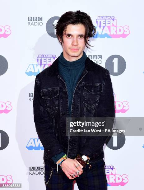 Cel Spellman attending BBC Radio 1's Teen Awards, at the SSE Arena, Wembley, London