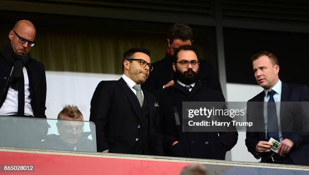 Andrea Radrizzani, Owner of Leeds United looks on during the Sky Bet Championship match between Bristol City and Leeds United at Ashton Gate on...