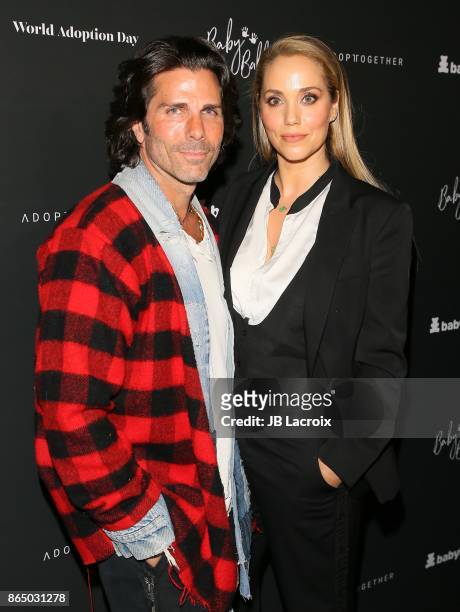Elizabeth Berkley and Greg Lauren attend the 7th Annual Baby Ball Gala on October 21, 2017 in Los Angeles, California.
