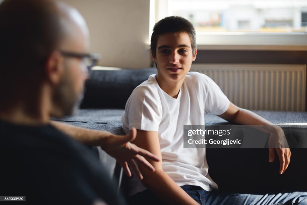 Talking with dad