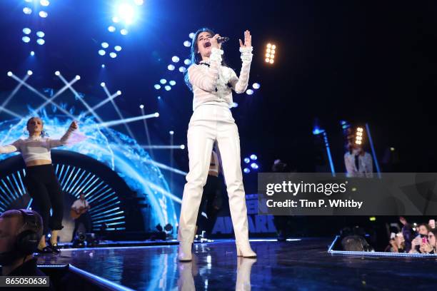 Camila Cabello performs at the BBC Radio 1 Teen Awards 2017 at Wembley Arena on October 22, 2017 in London, England.