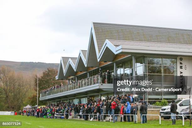 General view of Stacks Field, home of Ilkley RUFC during the British and Irish Cup Pool 3 match between Yorkshire Carnegie and London Scottish at...