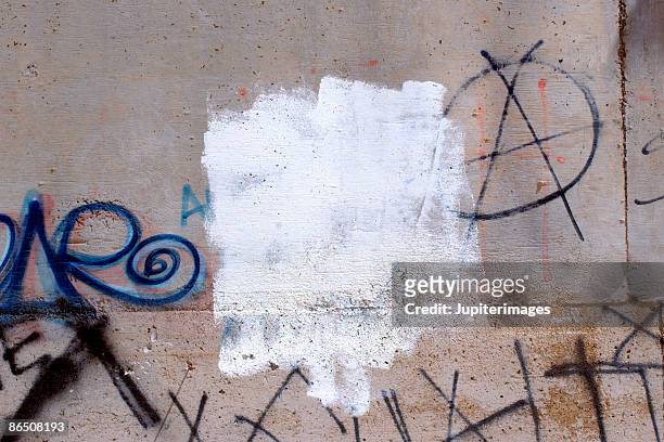 graffiti - símbolo da anarquia imagens e fotografias de stock