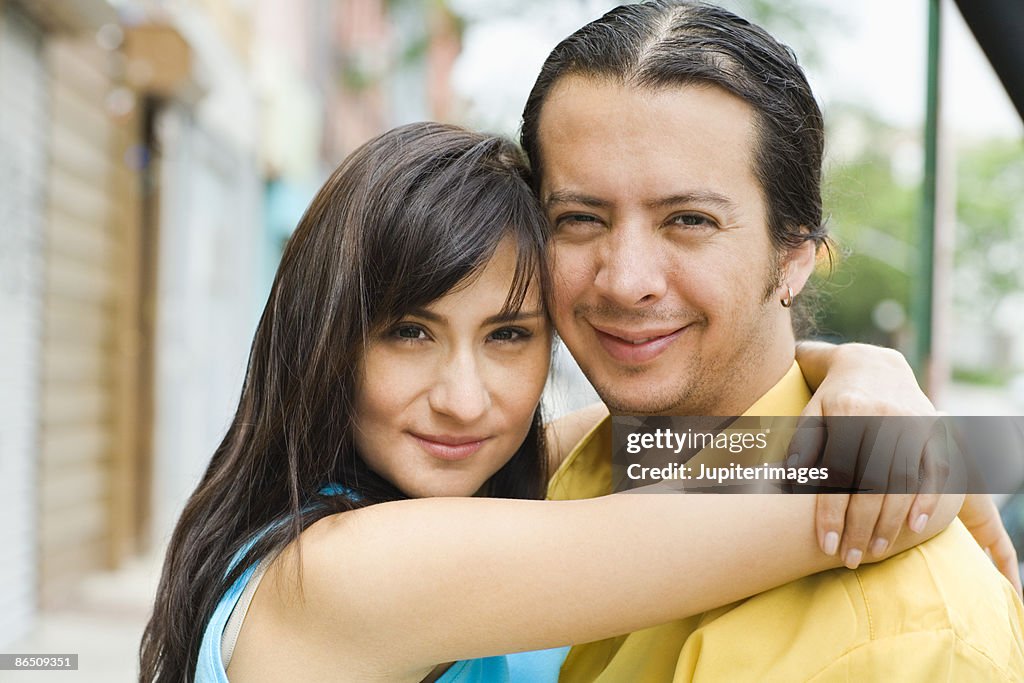 Smiling couple