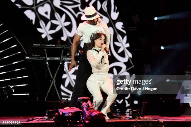 Camila Cabello performs on stage at the BBC Radio 1 Teen Awards 2017 at Wembley Arena on October 22, 2017 in London, England.