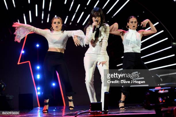 Camila Cabello performs on stage at the BBC Radio 1 Teen Awards 2017 at Wembley Arena on October 22, 2017 in London, England.