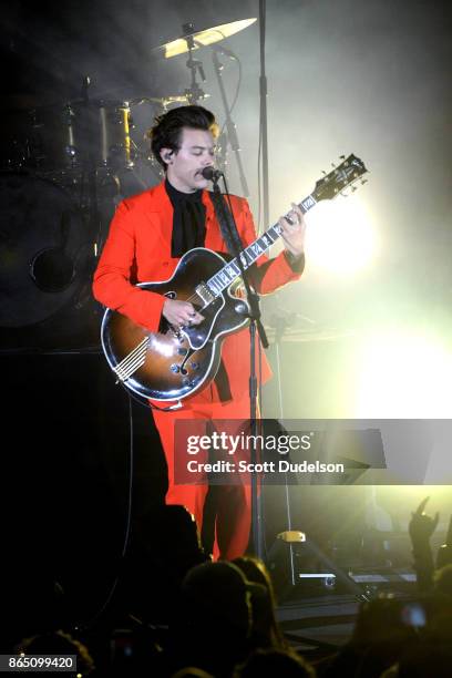 Singer Harry Styles of One Direction performs onstage during the 5th annual "We Can Survive" benefit concert presented by CBS Radio at the Hollywood...