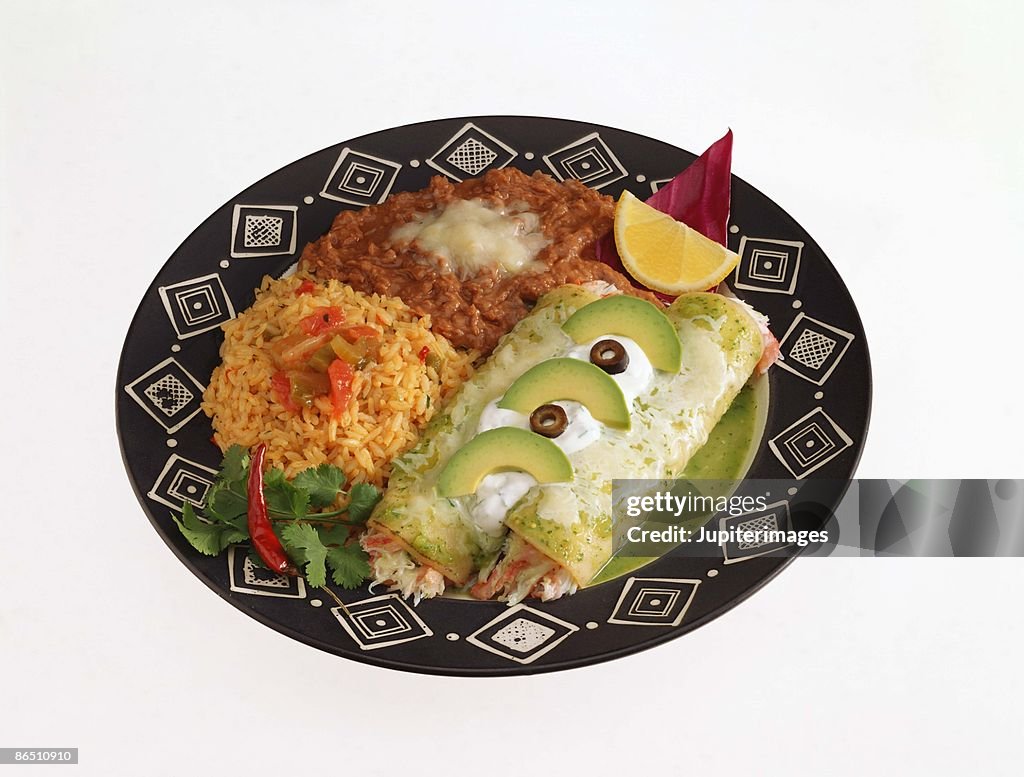 Crab enchiladas