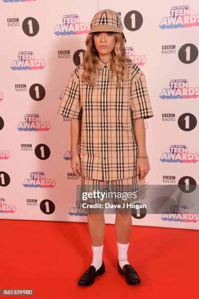 Rita Ora attends the BBC Radio 1 Teen Awards 2017 at Wembley Arena on October 22, 2017 in London, England.
