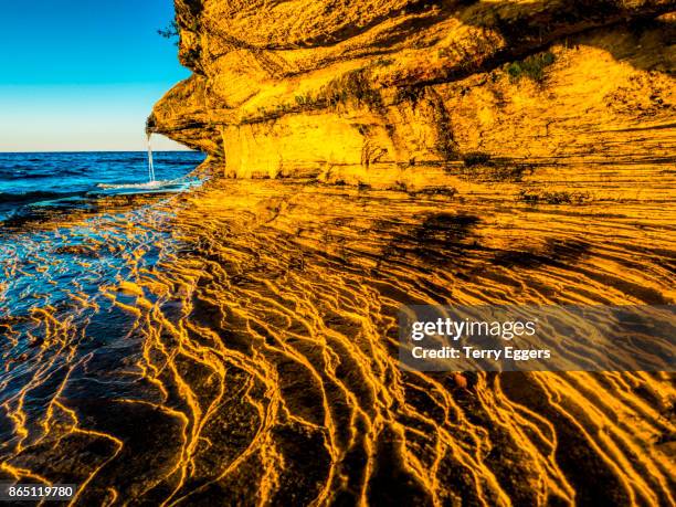 Pitcher Rocks Mi 243 Michigan National Forest Stock Photos, High-Res Pictures, and ...