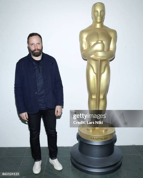 Writer, director and producer Yorgos Lanthimos attends The Academy of Motion Picture Arts & Sciences official academy screening of "The Killing of a...