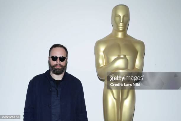 Writer, director and producer Yorgos Lanthimos attends The Academy of Motion Picture Arts & Sciences official academy screening of "The Killing of a...