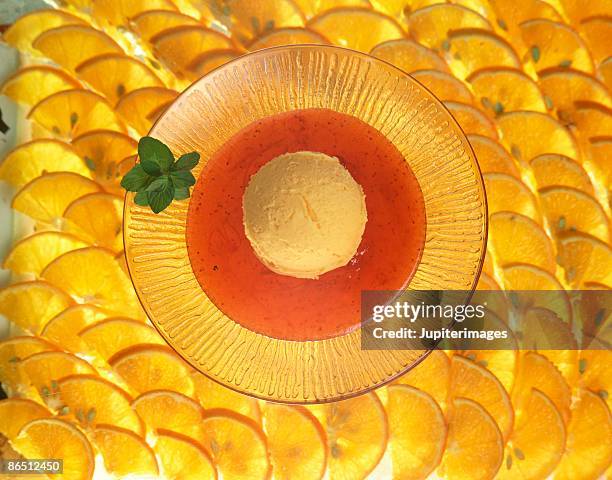 orange sherbet - orange sorbet stock pictures, royalty-free photos & images