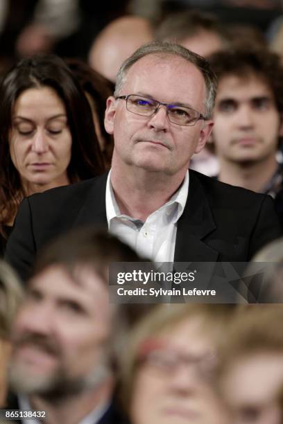 Christian Carion attends the closing ceremony of 9th Film Festival Lumiere on October 22, 2017 in Lyon, France.