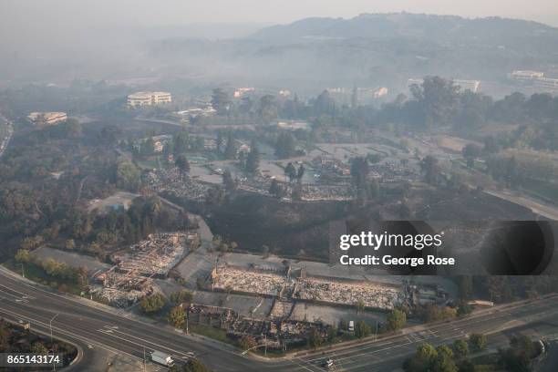 Firestorm that began in Napa Valley's Calistoga destroys thousands of homes in the northwestern Coffey Park, Fountain Grove, and Mark West Estates...