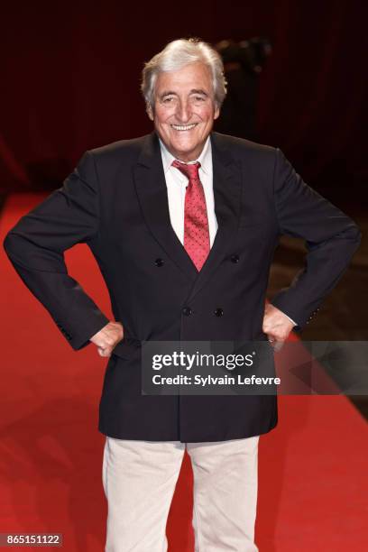 Jean-Loup Dabadie attends the photocall of the closing ceremony of 9th Film Festival Lumiere on October 22, 2017 in Lyon, France.