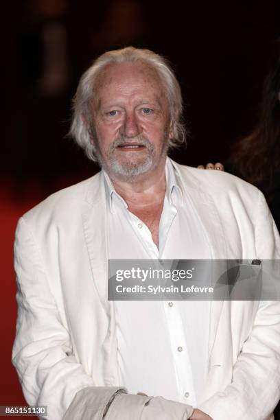 Niels Arestrup attends the photocall of the closing ceremony of 9th Film Festival Lumiere on October 22, 2017 in Lyon, France.