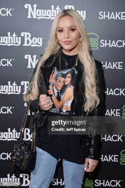 Betsy Blue during the launch of 'Shack Sounds' at Shake Shack Leicester Square on October 22, 2017 in London, England.