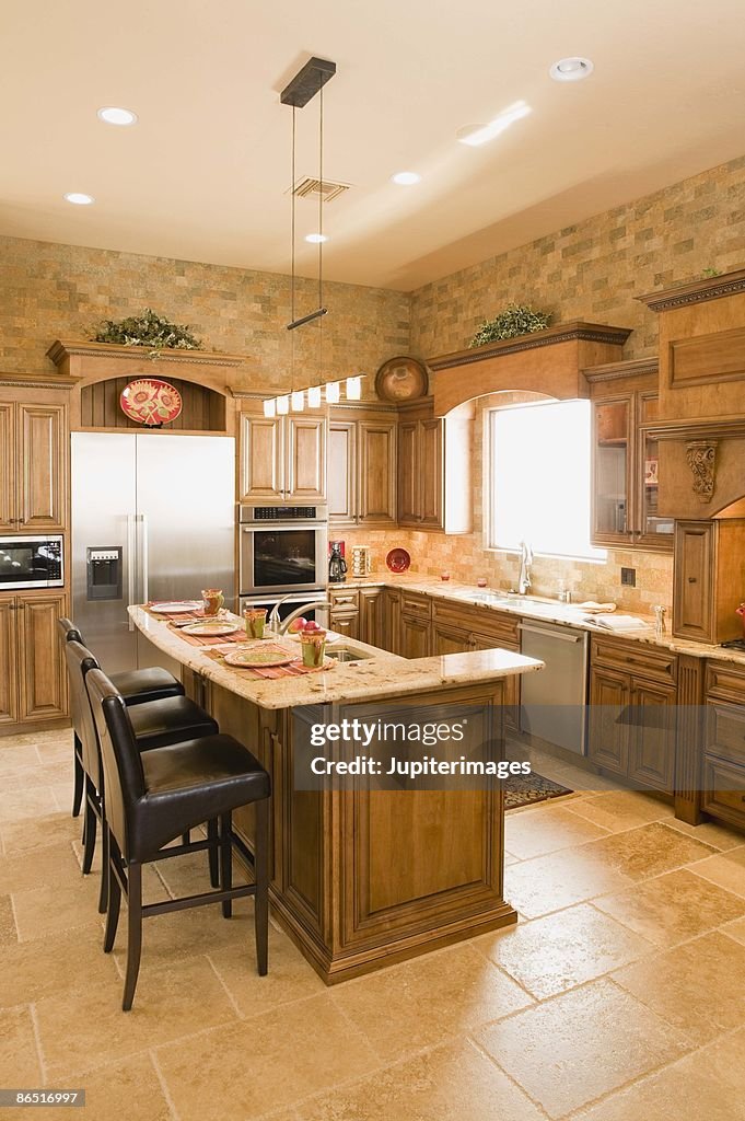 Kitchen in home