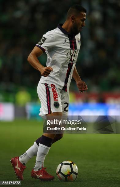 Chaves midfielder Tiago Galvao from Brazil in action during the Primeira Liga match between Sporting CP and GD Chaves at Estadio Jose Alvalade on...