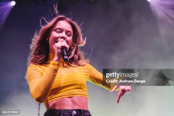 Zara Larsson performs at O2 Academy Leeds on October 22, 2017 in Leeds, England.