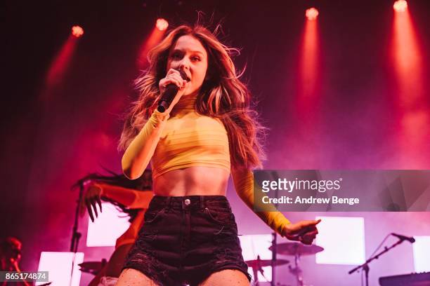 Zara Larsson performs at O2 Academy Leeds on October 22, 2017 in Leeds, England.