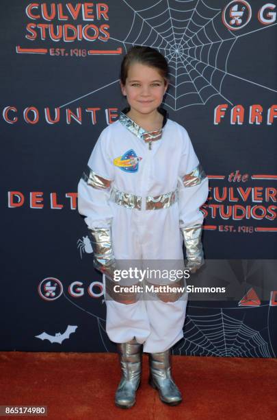 Raegan Revord at the GOOD+ Foundation's 2nd Annual Halloween Bash at Culver Studios on October 22, 2017 in Culver City, California.