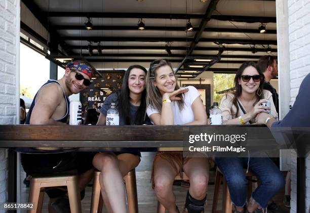 Festivalgoers seen during day 3 of the 2017 Lost Lake Festival on October 22, 2017 in Phoenix, Arizona.