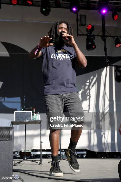 Murs performs at Echo Stage during day 3 of the 2017 Lost Lake Festival on October 22, 2017 in Phoenix, Arizona.