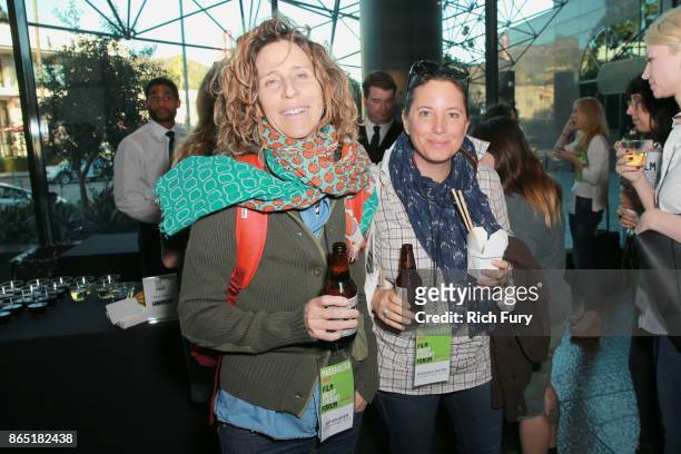 Writer/director Amy Goldstein and producer Anouchka van Riel attend day 3 of the Film Independent Forum at DGA Theater on October 22, 2017 in Los...