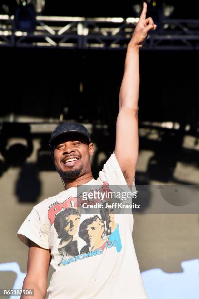 Danny Brown performs at Camelback Stage during day 3 of the 2017 Lost Lake Festival on October 22, 2017 in Phoenix, Arizona.