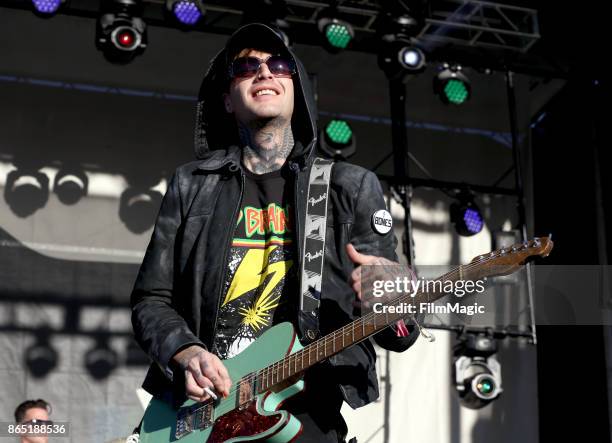 Johnny Stevens of Highly Suspect performs at Echo Stage during day 3 of the 2017 Lost Lake Festival on October 22, 2017 in Phoenix, Arizona.